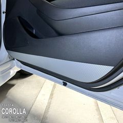 【松印】車種専用 ドアキックガードフィルム (フロント) トヨタ カローラ セダン ZWE211 ZWE214 ZWE215 ZWE219 ZRE212 NRE210 MZEA17 ハイブリッド WXB