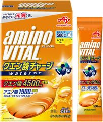アミノバイタル クエン酸チャージウォーター 24本入 レモン味 aminoVITAL 味の素 500ml用 アミノ酸 クエン酸