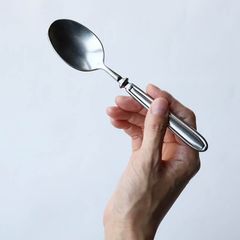 ランドハウス デザートスプーン 18.0cm ヴィンテージ仕上げ｜ピカード ＆ ヴィールプッツ ランドハウス カトラリー キッチン雑貨 シルバー 長い ドイツ製 ZAKKAWORKS