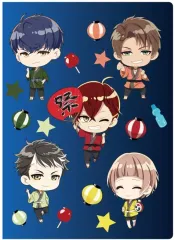 【中古】収納・携帯用アイテム 01.夏祭りVer.(ミニキャライラスト) プレミアムポストカードホルダー 「文豪とアルケミスト」