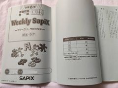 💖中学受験国語 SapiXウィークリーサピックス小学6年1〜７ 解答付！
