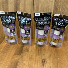 ●Ban汗ブロックプラチナロールオン 直ヌリ 無香性 40ml  ×4