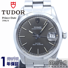 1968年製 チュードル チューダー TUDOR プリンスデイト 7996/0 メンズ腕時計 自動巻き グレー文字盤 OH済み 1年保証 25-M-828