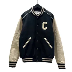 C e li ne セリーヌ ロゴジャケット ネイビー ベージュ38 男女o k C e li ne セリーヌ ロゴジャケット ネイビー ベージュ38 男女o