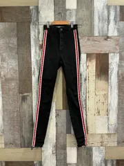 ZARA TRAFALUC サイドライン ハイウエストスキニーデニムパンツ サイズ32【A-447】