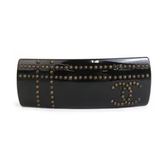 CHANEL チョコバーアイボリー バレッタココマーク入り e59188g.jpg