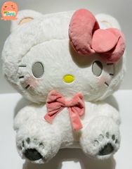 美品ハローキティ キティちゃん ホワイトベアドール GJ スノー クマぬいぐるみ 美品ハローキティ キティちゃん ホワイトベアドール GJ スノー
