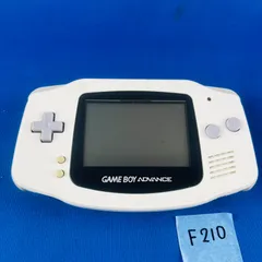 ◇F210【通電動作OK】ニンテンドー GBA ゲームボーイアドバンス GAME BOY ADVANCE 本体のみ ホワイト AGB-001