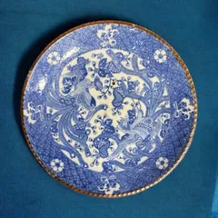 大皿 32.5cm くじゃく 孔雀