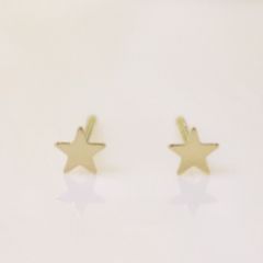 14KGF 星 シンプル ピアス