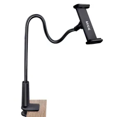 AKEIE スマホ & タブレット スタンド or ホルダー 4-10インチ対応 フレキシブルアーム付き 寝ながらスタンドfor iphone ipad mini ipad air2 REGZA Xperia Galaxy SONY Kindle Switch