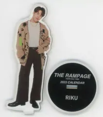 【中古】アクリルスタンド・アクリルパネル RIKU(THE RAMPAGE) アクリルスタンド 2023 CALENDAR ver.(BLACK) 「居酒屋えぐざいる」 えぐカプセルオンライン景品
