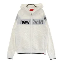 サイズ：2 NEW BALANCE GOLF ニューバランス ; ニット ジップパーカー 総柄 ホワイト系 [240101488475] ゴルフウェア レディース ストスト サイズ：2 NEW BALANCE GOLF ニューバランス ; ニット ジップ