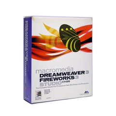 【開封済み品】Macromedia Dreamweaver3 Fireworks3 Studio 日本語版 Windows版