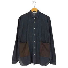 レアセル rehacer Bloom Leather Pocket Shirt-Jacket ブルーム レザー ポケット シャツ ジャケット メンズ JPN：S のサムネイル