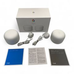 ◯ グーグル Google Wifi ルーターと拡張ポイントパック GA00822-JP ホワイト 最先端のセキュリティ 1400-1776