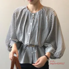 スキッパーシャツ フシャツブラウス レディース 七分袖 襟付き シフォンブラウス 40代 きれいめ カジュアル ゆったり 無地 大人 オフィス ロールアップ  zeg3v419512のサムネイル