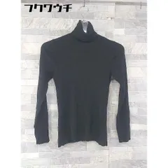 ◇ UNITED ARROWS ユナイテッドアローズ タートルネック 長袖 ニット セーター サイズ38 ブラック レディース 【中古】 【1102260007511】