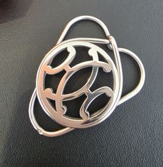 ★美品 箱付き【HERMES/エルメス】マネークリップ キス Ｈモチーフ SV925 SVスターリングシルバー925 札留め ヴィンテージ メンズ PAWNSHOPRiZ  パウンショップリズ