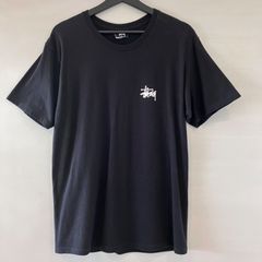 STUSSY ステューシー ロゴTee Tシャツ メキシコ製 黒 白 ブラック ホワイト メンズ Mサイズ