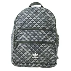 アディダスオリジナルス adidas originals タグ付き U MONOGRAM BP モノグラムバックパック トレフォイルロゴ リュックサック デイパック グレー 0923