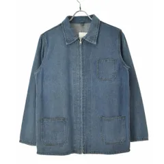 【古着】ジップアップ ブルゾンデニムジャケット