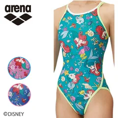 【新品 SALE 15%OFF】arena  アリーナ　AS5SWM56L　DISNEY リトル・マーメイド　タフスーツ 　レディス　練習用水着　レディース　水泳　競泳　ディズニー　トレーニングワンピース