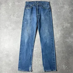 80s USA製 Levis 501 デニム パンツ 33 / 80年代 アメリカ製 ビンテージ 脇割り リーバイス ジーンズ ストレート