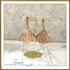 No.1538 ハンドメイドイヤリング　ハンドメイドピアス　デザインイヤリング　アンティーク調のイヤリング