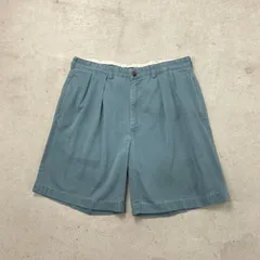 90年代 Polo Ralph Lauren ポロラルフローレン 2タック ワイド チノショーツ TYLER SHORT メンズW36 【SS2506】