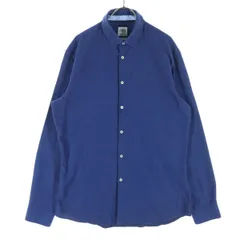 ZARA ザラ 長袖 シャツ L ブルー メンズ 古着