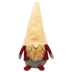 [デバリエ]トムテ クリスマス 北欧の妖精 42cm ビッグサイズ サンタクロース オシャレ インテリア クリスマスオーナメント お部屋のアクセント 飾り ユールトムテ (ベージュ)xwa04-be