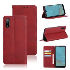 Xperia Ace II ケース 手帳型 Ace2 SO41B ケース 手帳型 カバー PUレザー カード収納 財布型 耐衝撃 ケース マグネット スタンド機能付き 5色 (Ace2 / SO41B ケース 手帳型) (レッド) 0