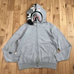 ★NFS限定★ シャーク パーカー Sサイズ shark full zip hoodie a bathing ape BAPE camo エイプ ベイプ アベイシングエイプ NIGO