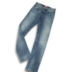 HILFIGER DENIM トミーヒルフィガー 通年 USED加工★ ストレッチ スリム デニム パンツ ジーンズ Sz.28 メンズ