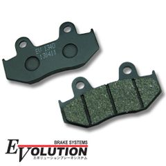 ブレーキパッド EV-134D バイク用 セミメタル ブレーキパット オートバイ 部品 パーツ 補修 交換 EVOLUTION 1セット(2枚)