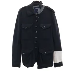 MIHARA YASUHIRO ミハラヤスヒロ 日本製 ウール ジャケット 46 黒 メンズ 古着