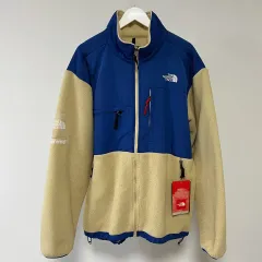 XL Supreme(シュプリーム) THE NORTH FACE(ザノースフェイス) 08SS デナリ フリース 青 クリーム