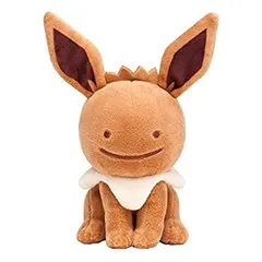 【中古】「非常に良い」ポケモンセンターオリジナル ぬいぐるみ へんしん! メタモン イーブイ