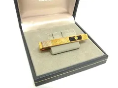 dunhill ダンヒル ネクタイピン タイクリップ アクセサリー ビジネス 紳士 メンズ ゴールド系 DF6367