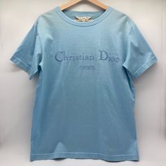Christian Dior SPORTS クリスチャンディオール スポーツ メンズ レディース M ブルー 水色 半袖 Tシャツ 5F4K07O