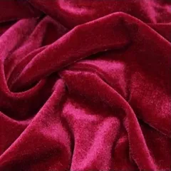 moonfarm 幅広2m 手芸用 ベロア 生地 やや薄手 カラー 無地 布( ワインレッド,  1m)のサムネイル