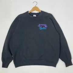 80~90's vintage 80~90年代 ヴィンテージ FRUIT OF THE LOOM フルーツオブザルーム USA製 ALABAMA アラバマ バンド スウェット トレーナー フロントプリント バックプリント Lサイズ ブラック