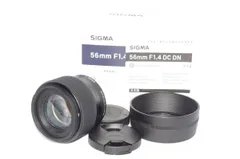 【新品未使用】SIGMA 56mm F1.4 マイクロフォーサーズ レンズ 新品)SIGMA (シグマ) Contemporary 56mm F1.4 DC DN (マイクロ