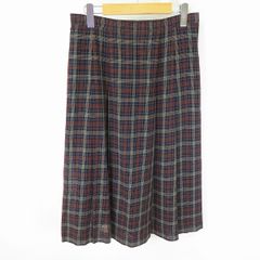 #a バーバリー BURBERRY スカート ロング 15 紺 ベージュ 茶 チェック柄 ヴィンテージ 大きいサイズ 952719 k01