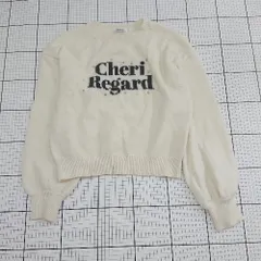 ◇ ⊇ INGNI イング ビジュー装飾 長袖 ビジュー装飾セーター サイズM ホワイト系 レディース E  【1508250007835】