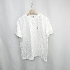 ◇ ⊂ ◎●未使用● U.S. POLO ASSN. ユーエスポロアッスン 半袖 Tシャツ サイズF ホワイト レディース E  【1502060022446】