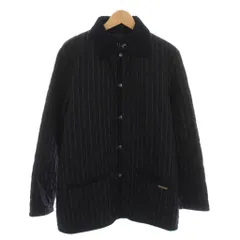 ラベンハム LAVENHAM キルティングジャケット ストライプ 中綿 アウター 38 M 紺 LVH-16-A019 /YM ■BMのサムネイル