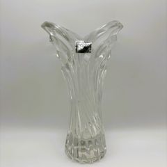 未使用】ELBE crystal （エルベ クリスタル）花瓶 フラワーベース