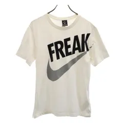 ナイキ プリント 半袖 Tシャツ M ホワイト系 NIKE ロゴ メンズ 【中古】  【230728】 メール便可